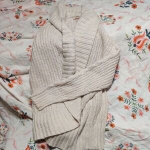 Mossimo Supply Co. Cream Knit Cardigan